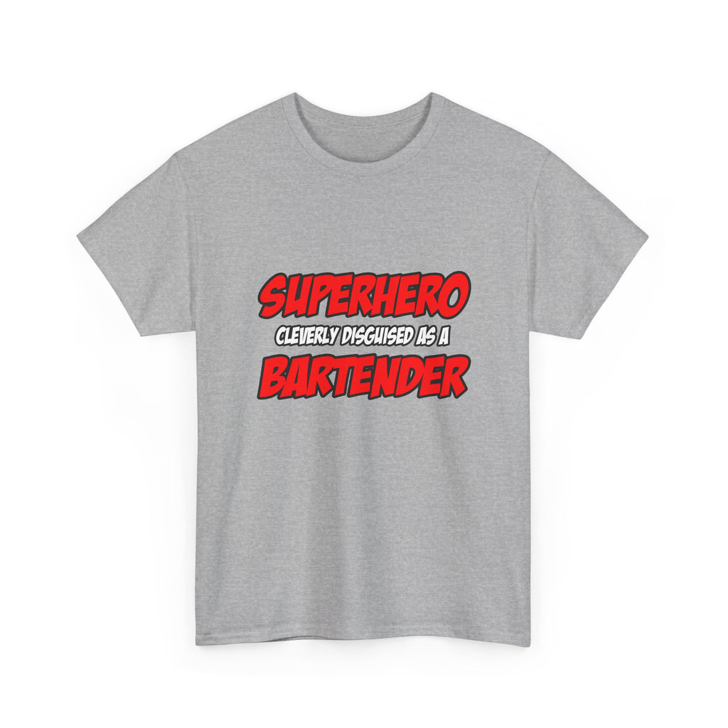 Superhero...Bartender - Unisex Heavy Cotton Tee
