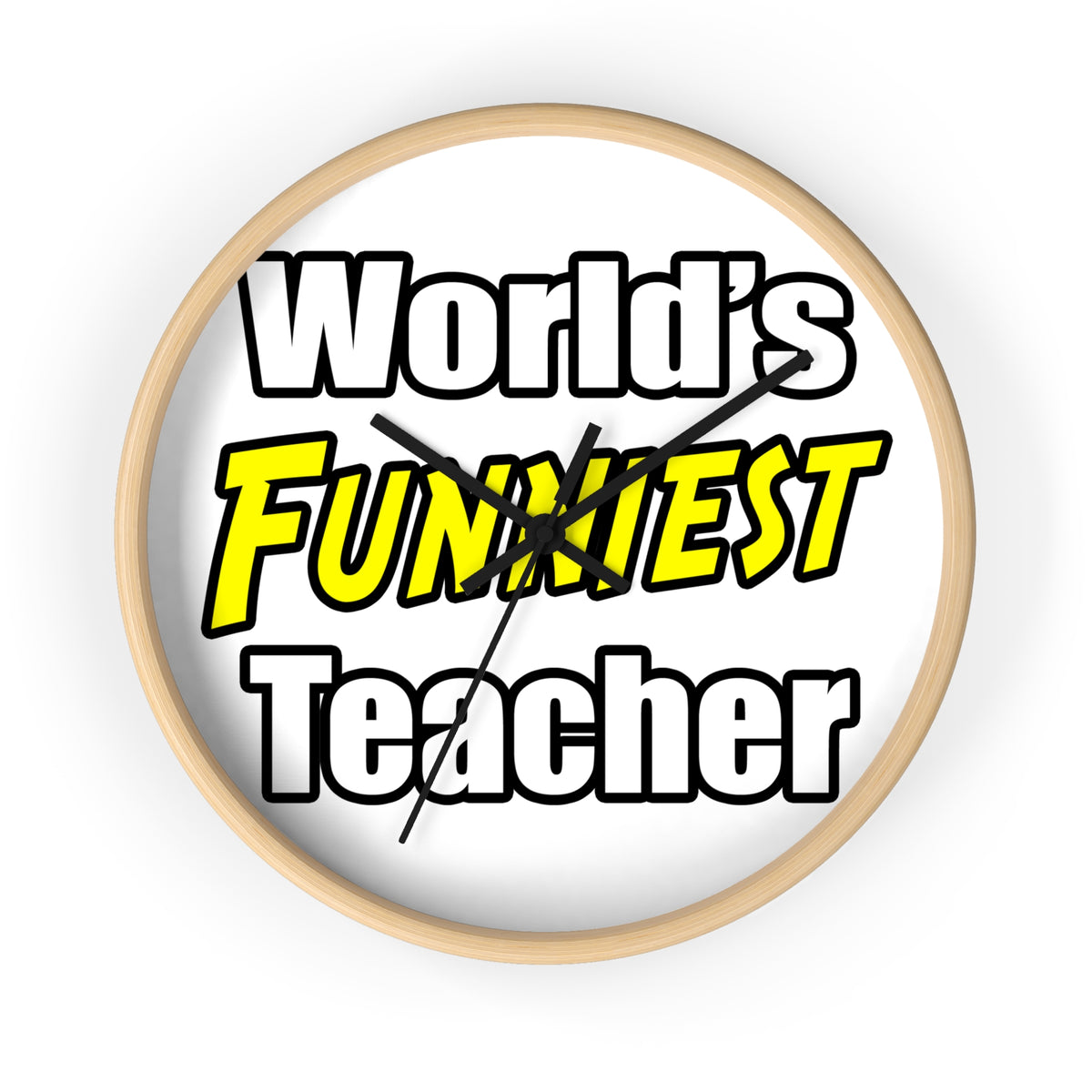 World's Funniest Teacher - Wall Clock