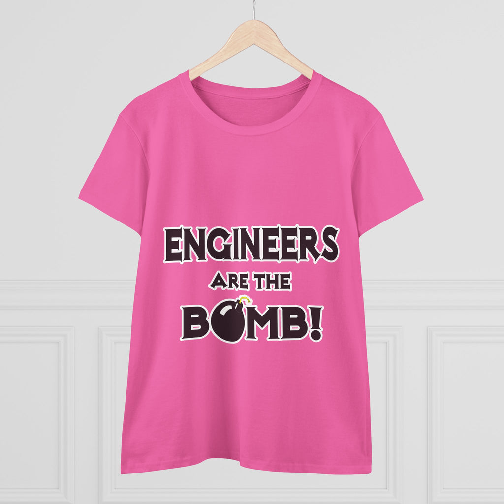 Engineers Are The Bomb! (2) - Women's Midweight Cotton Tee