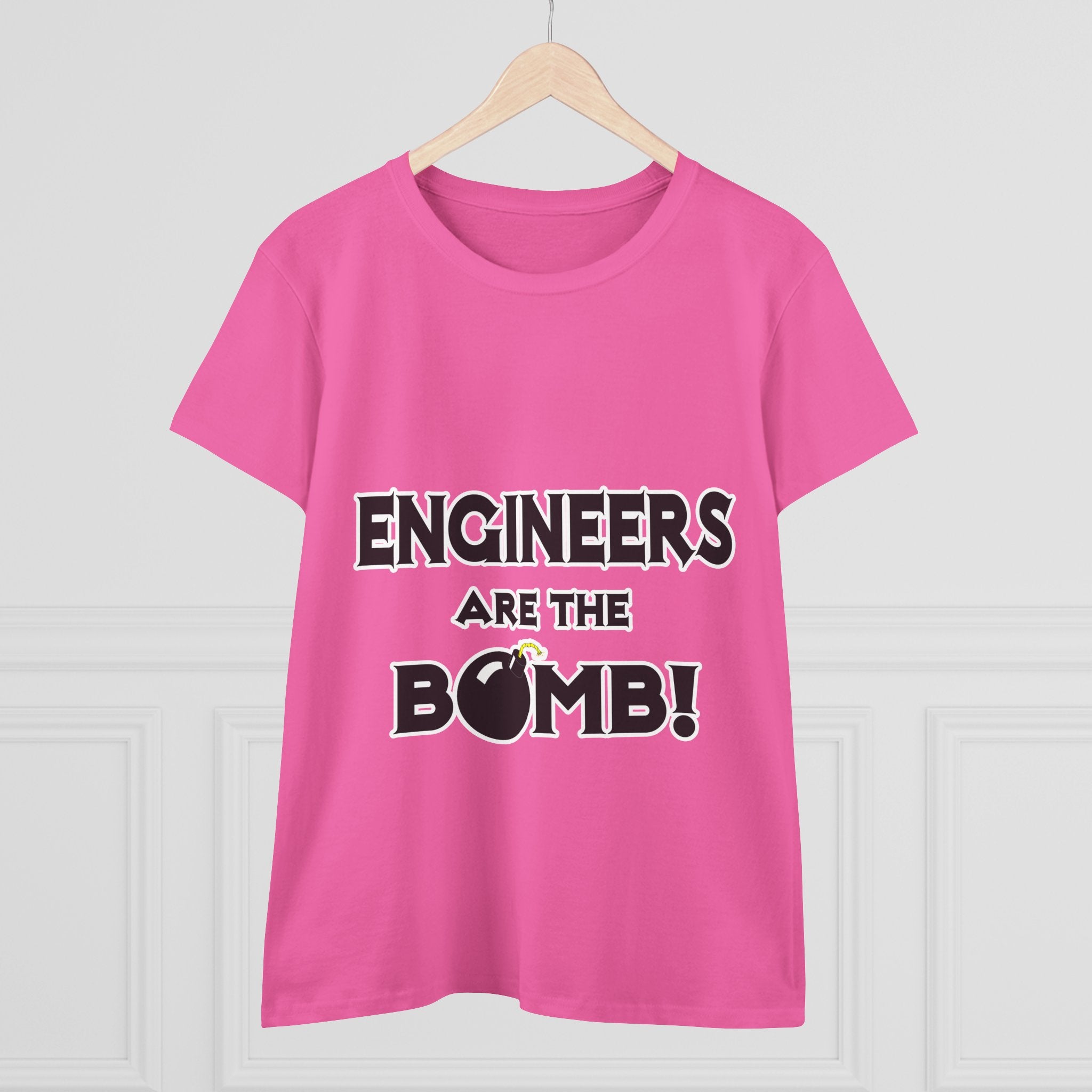 Engineers Are The Bomb! (2) - Women's Midweight Cotton Tee