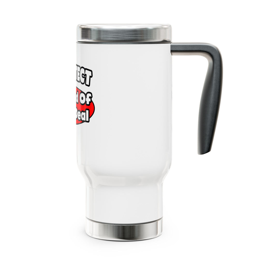 Architect...Big Deal - Stainless Steel Travel Mug with Handle, 14oz