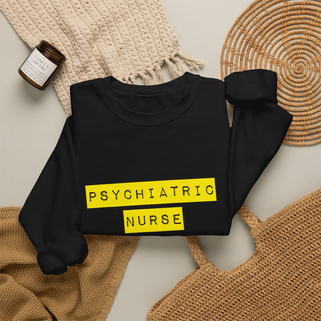 Psychiatric Nurse...Hardest Job You'll Ever Love - Unisex Heavy Blend™ Crewneck Sweatshirt