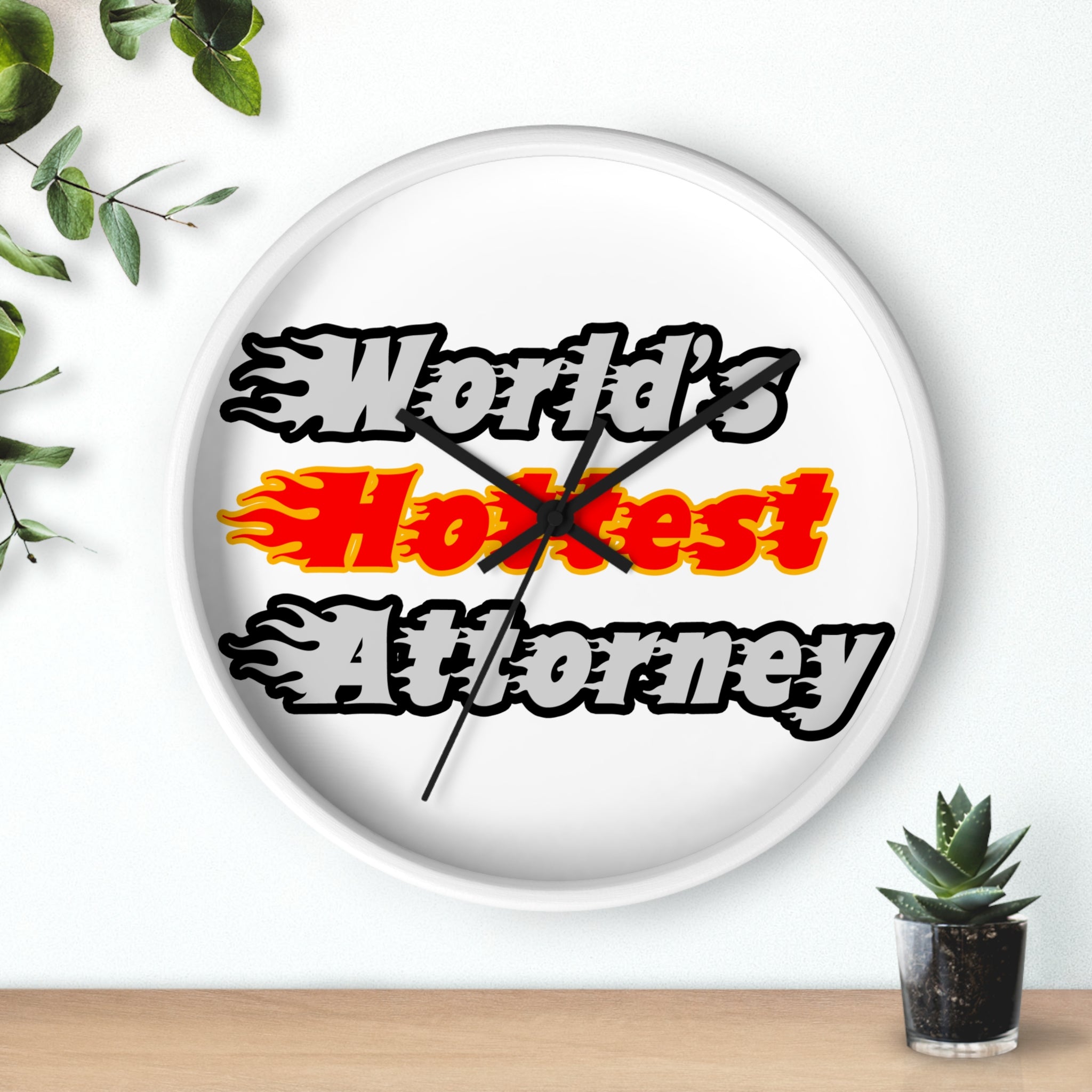 World's Hottest Attorney - Wall Clock