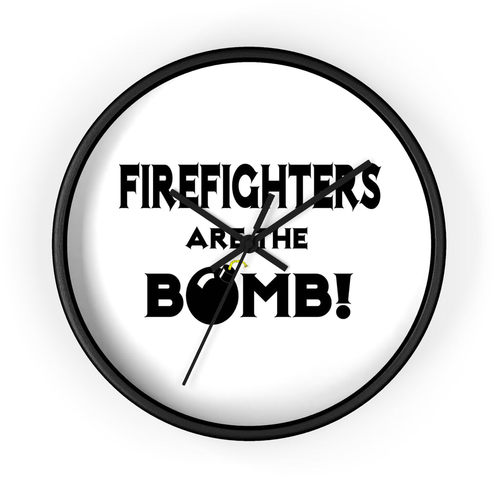 Firefighters Are The Bomb! - Wall Clock