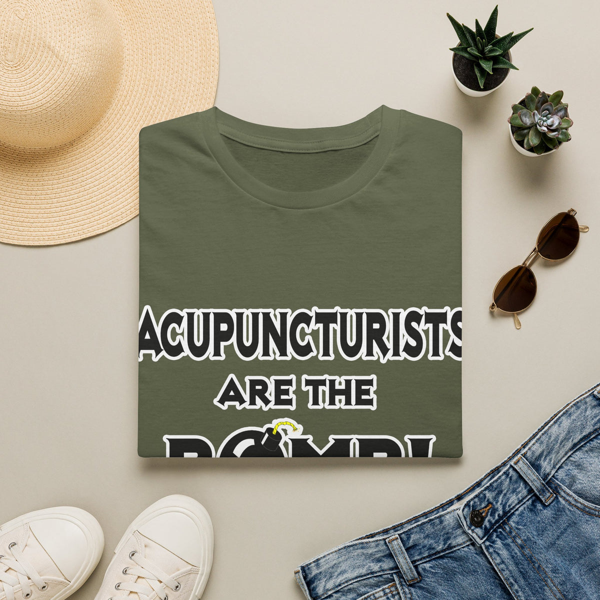 Acupuncturists Are The Bomb! - Unisex Softstyle T-Shirt