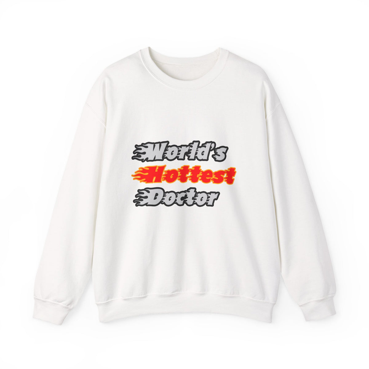World's Hottest Doctor - Unisex Heavy Blend™ Crewneck Sweatshirt