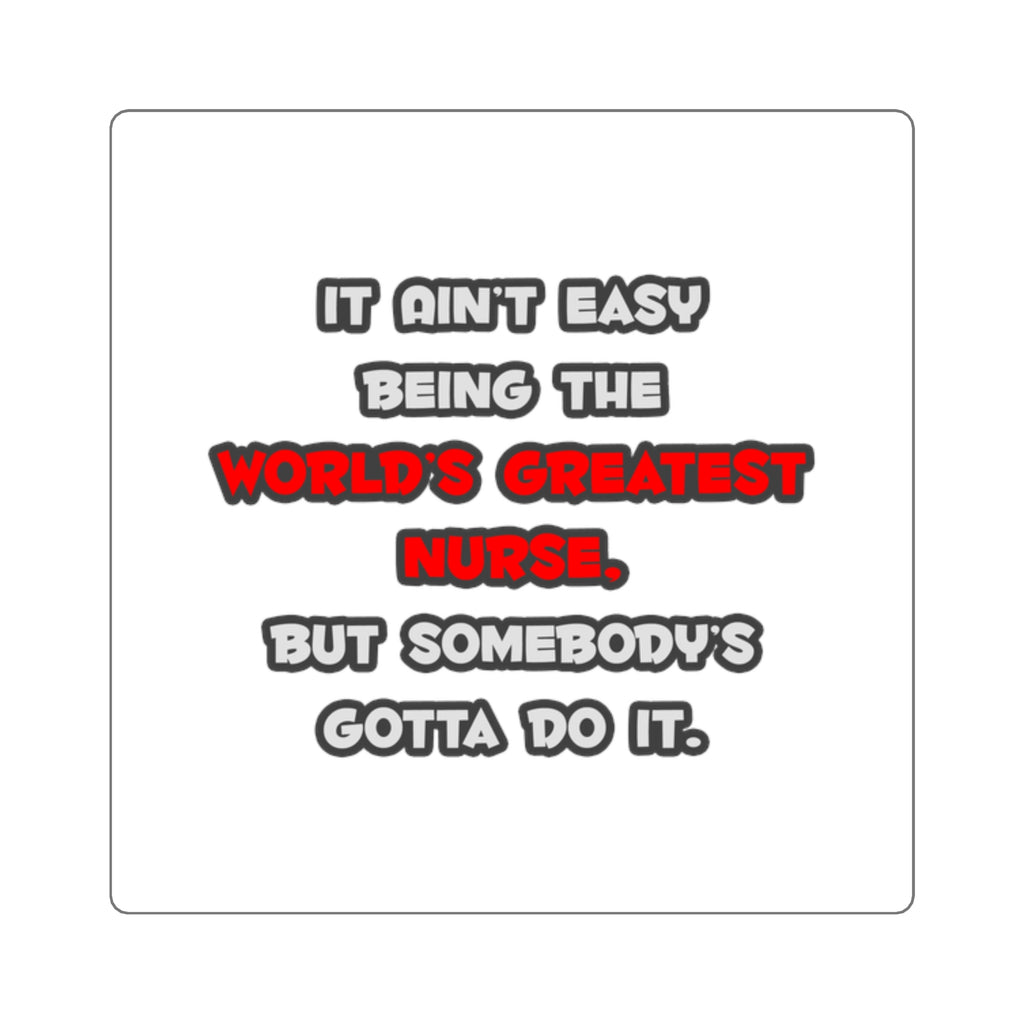 World's Greatest Nurse Joke - Square Stickers