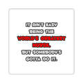 World's Greatest Nurse Joke - Square Stickers