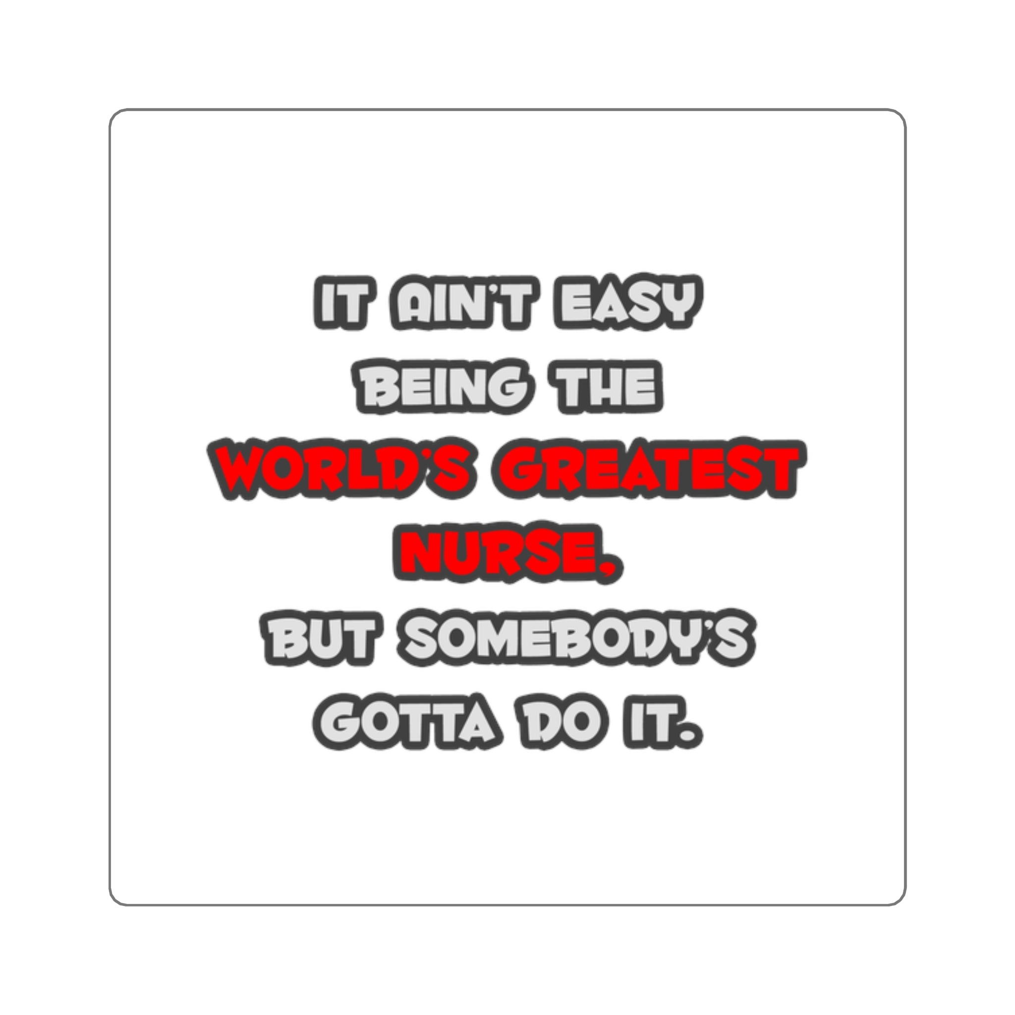 World's Greatest Nurse Joke - Square Stickers