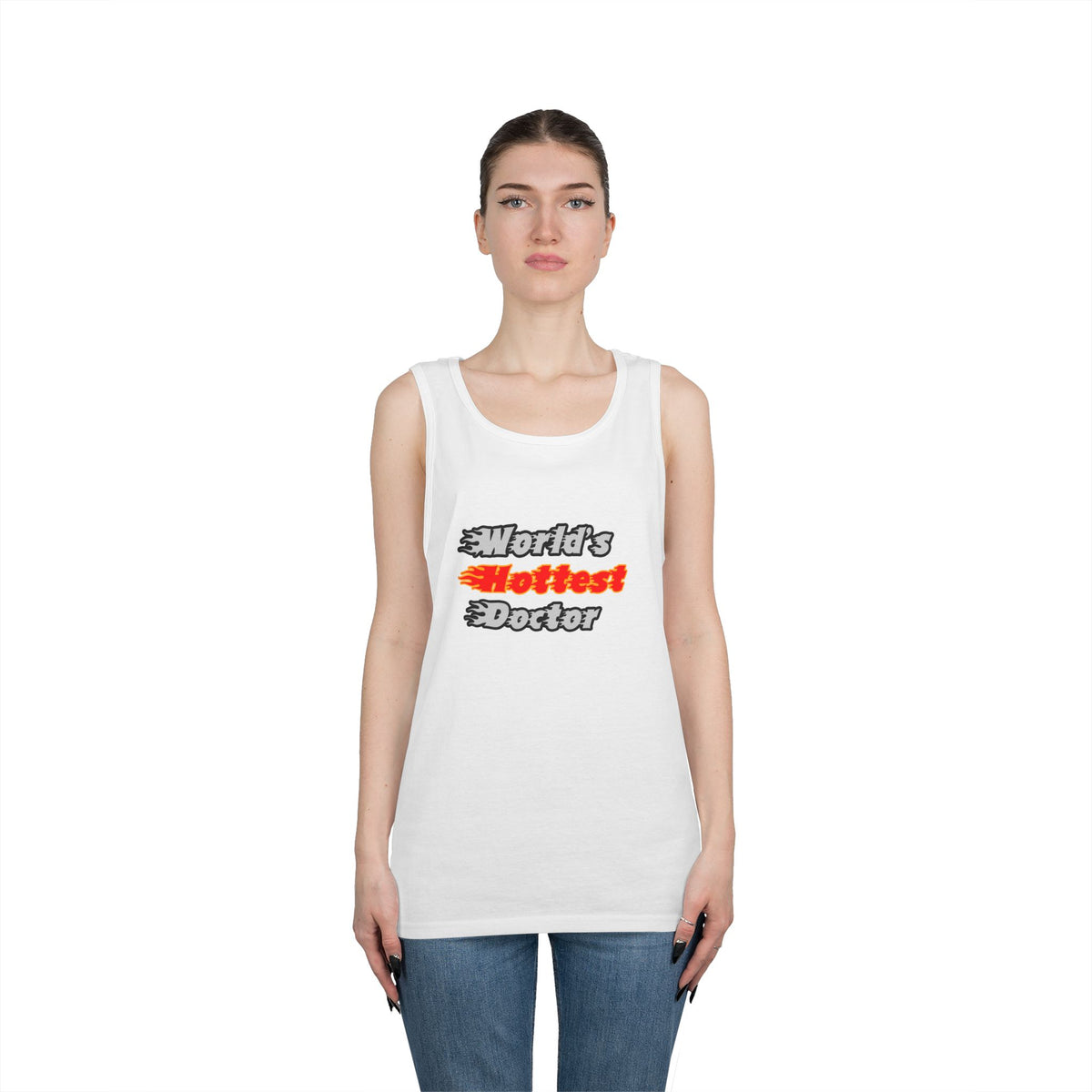 World's Hottest Doctor - Unisex Heavy Cotton Tank Top