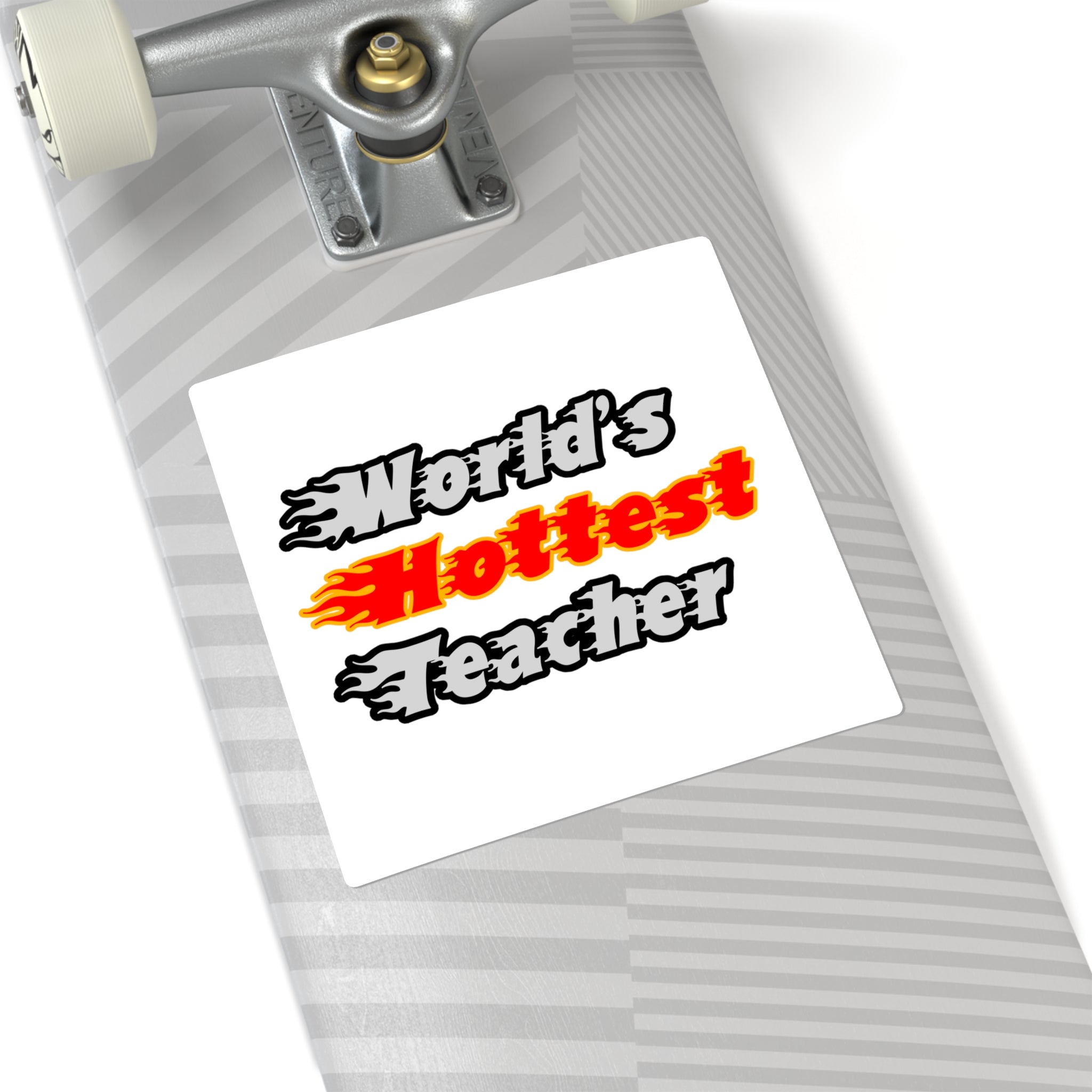 World's Hottest Teacher - Square Stickers