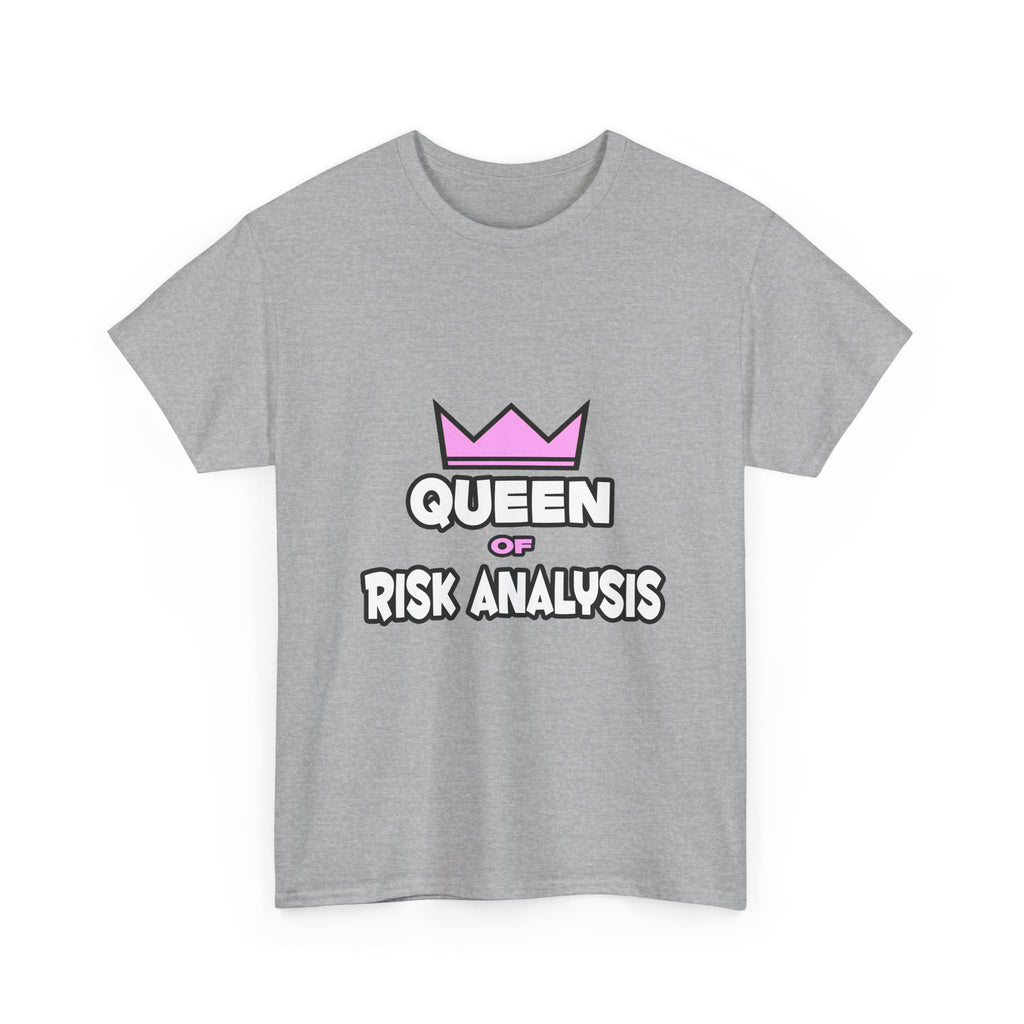 Queen of Risk Analysis - Unisex Heavy Cotton Tee