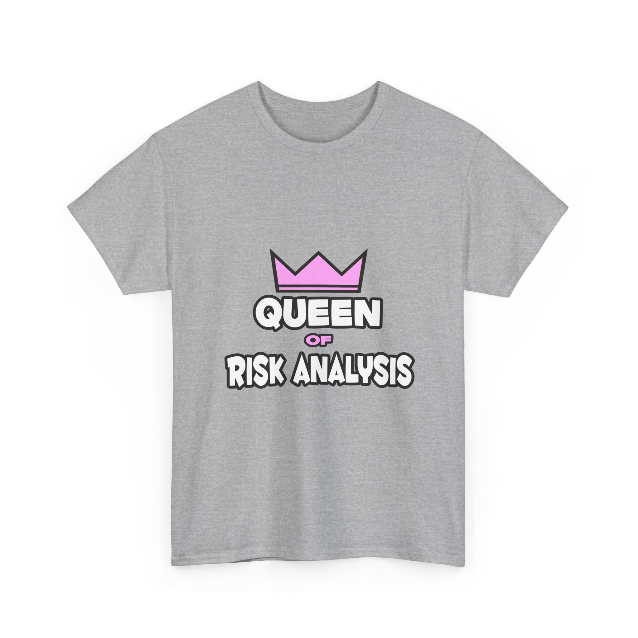 Queen of Risk Analysis - Unisex Heavy Cotton Tee