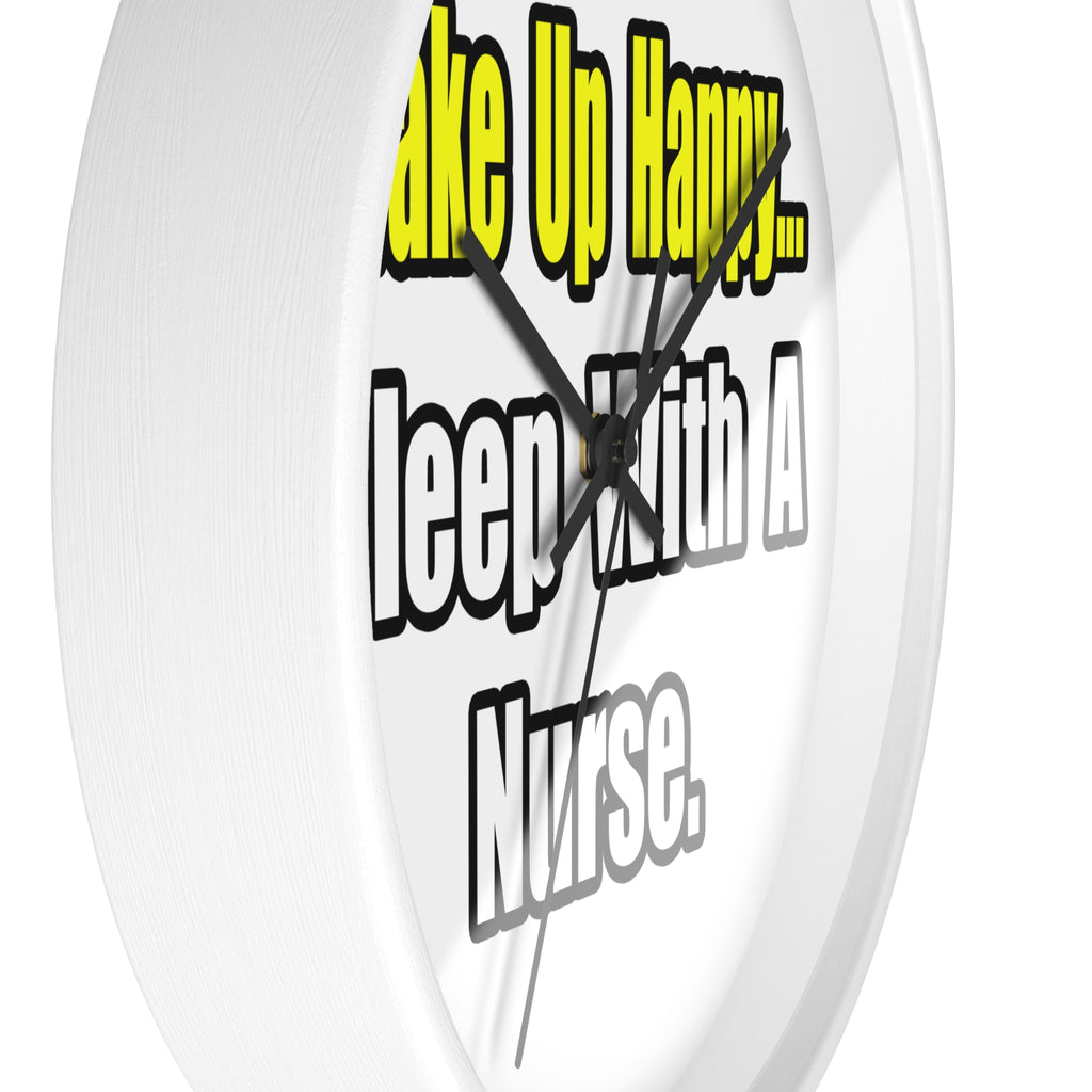Sleep With a Nurse - Wall Clock