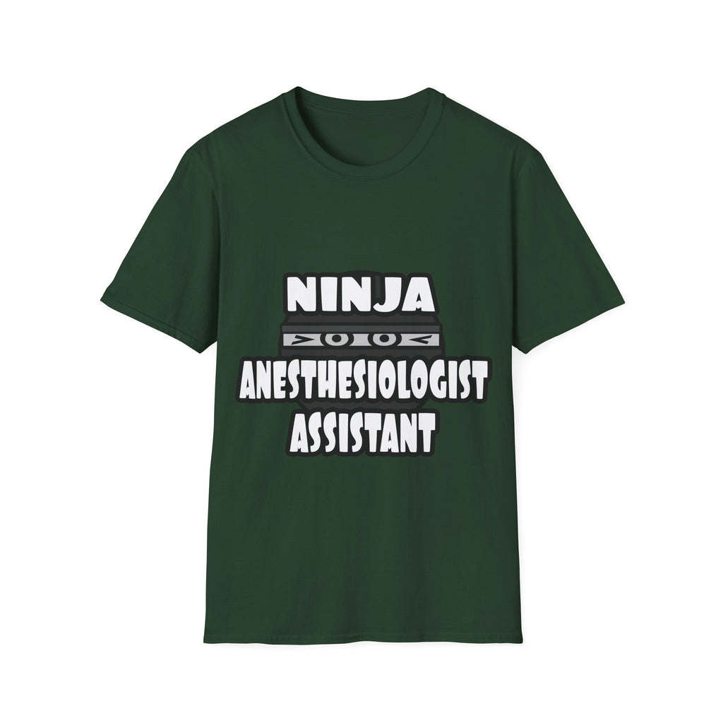 Ninja Anesthesiologist Assistant - Unisex Softstyle T-Shirt