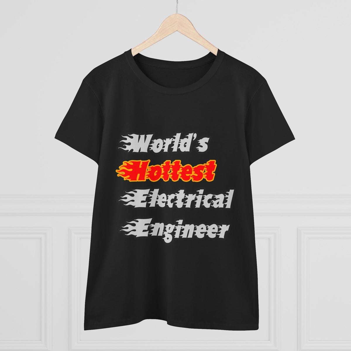 World's Hottest Electrical Engineer - Women's Midweight Cotton Tee