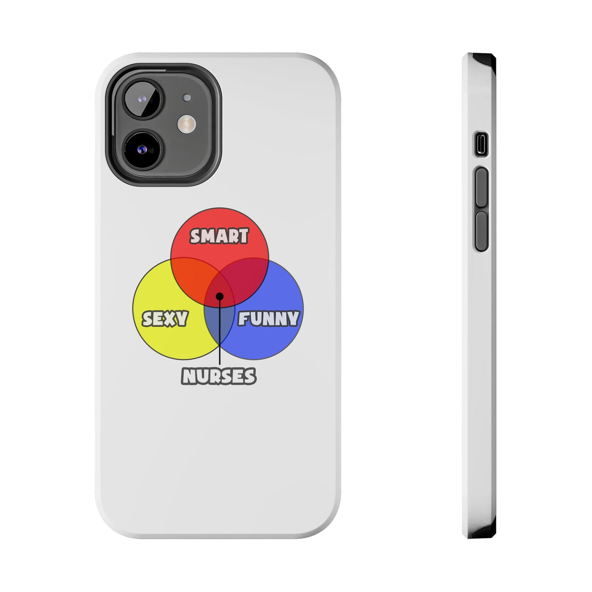 Venn Diagram .. Nurses - Tough Phone Cases