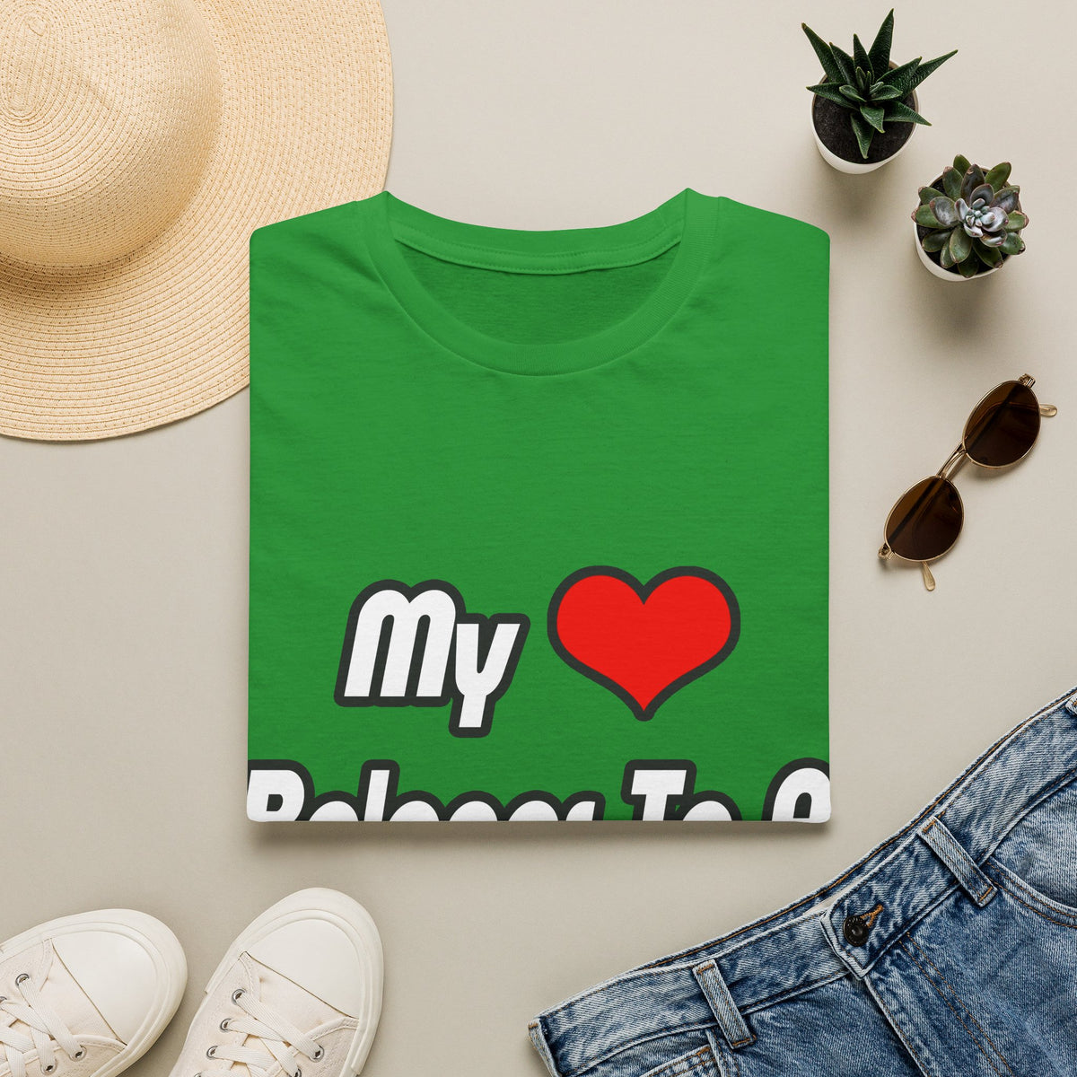 My Heart Belongs To A Teacher - Unisex Softstyle T-Shirt