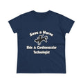 Save a Horse, Ride a Cardiovascular Tech - Women's Midweight Cotton Tee