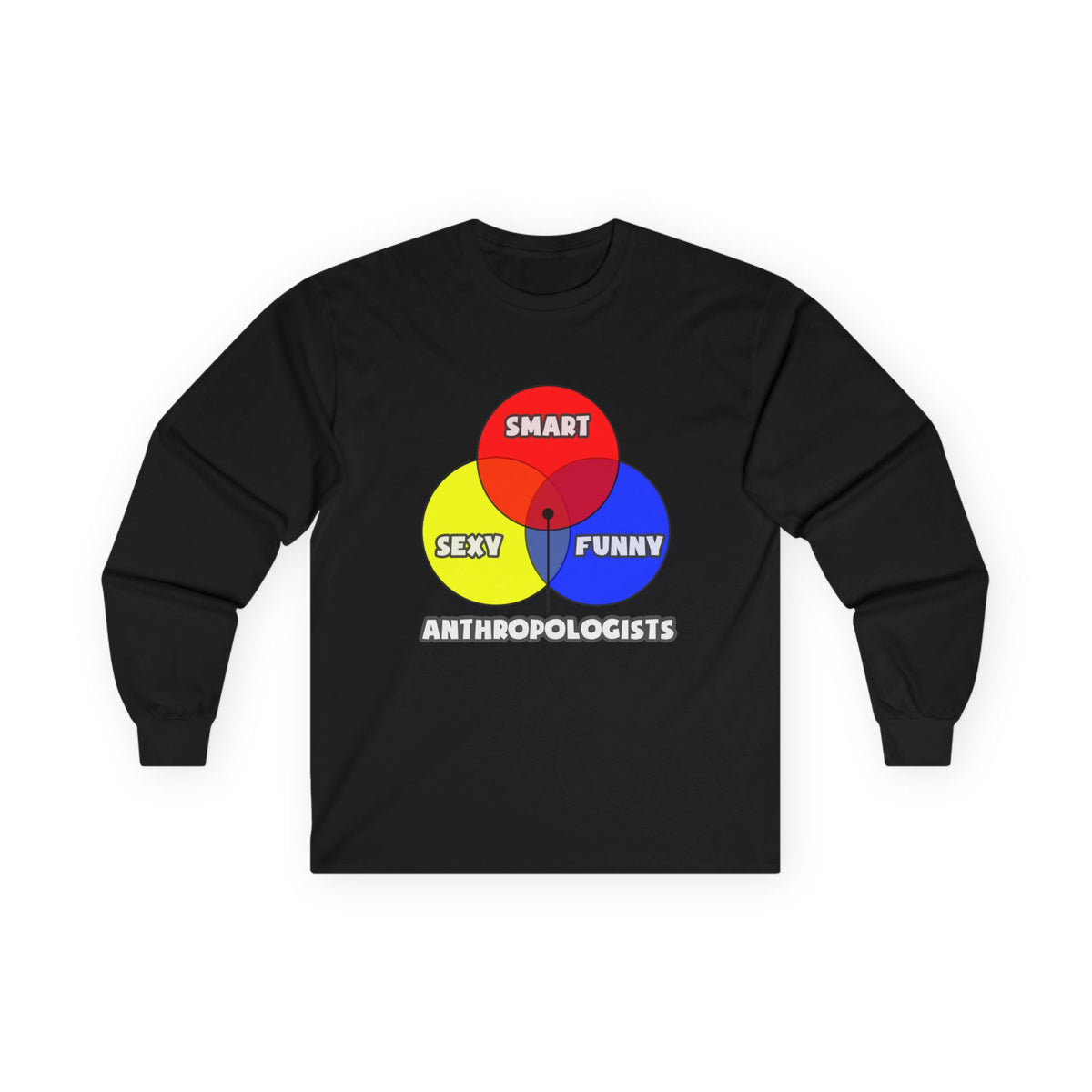 Venn Diagram .. Anthropologists - Unisex Ultra Cotton Long Sleeve Tee