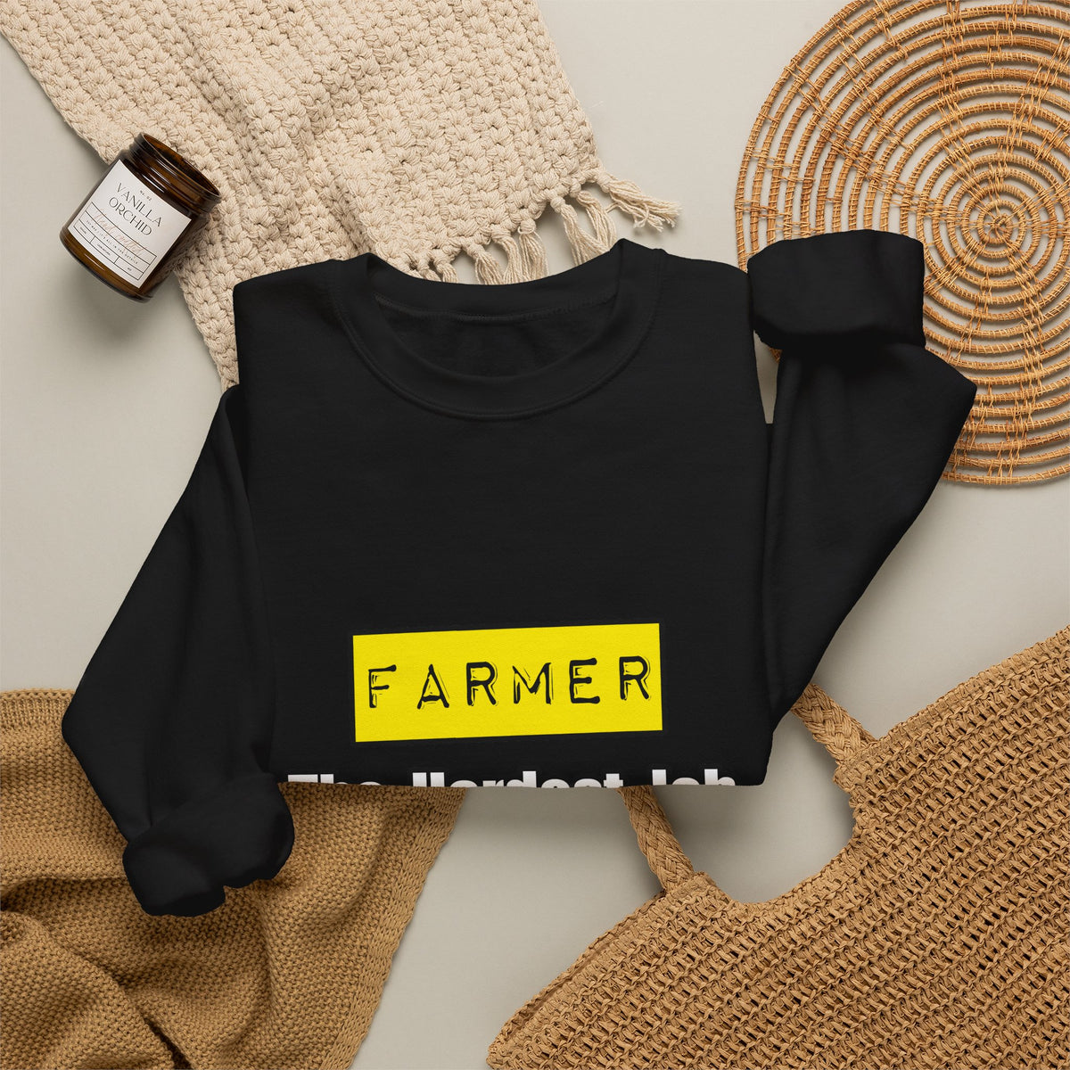 Farmer...Hardest Job You'll Ever Love - Unisex Heavy Blend™ Crewneck Sweatshirt