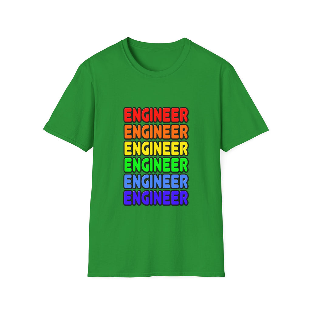 Rainbow Engineer - Unisex Softstyle T-Shirt