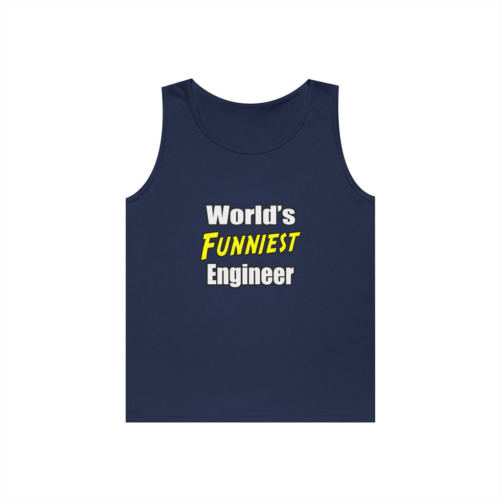 World's Funniest Engineer - Unisex Heavy Cotton Tank Top