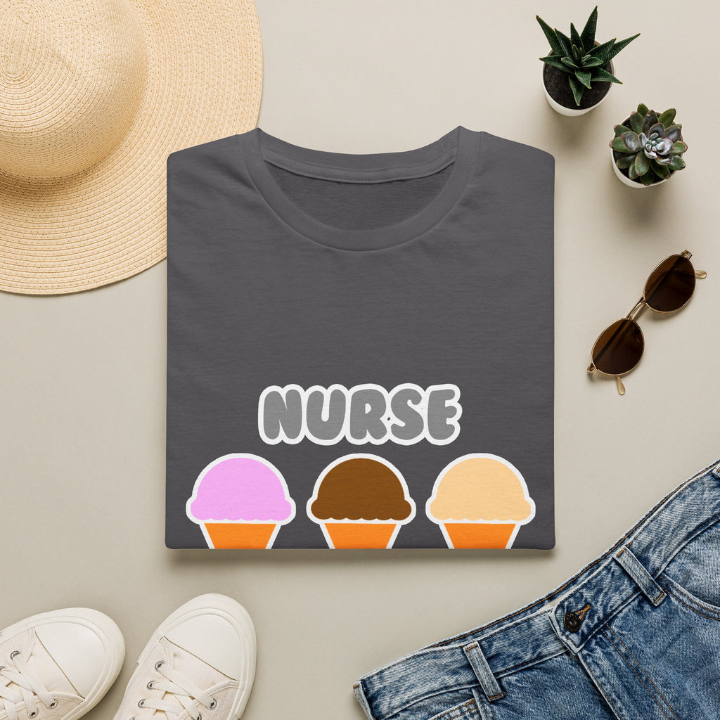 Nurse ... Will Work For Ice Cream - Unisex Softstyle T-Shirt