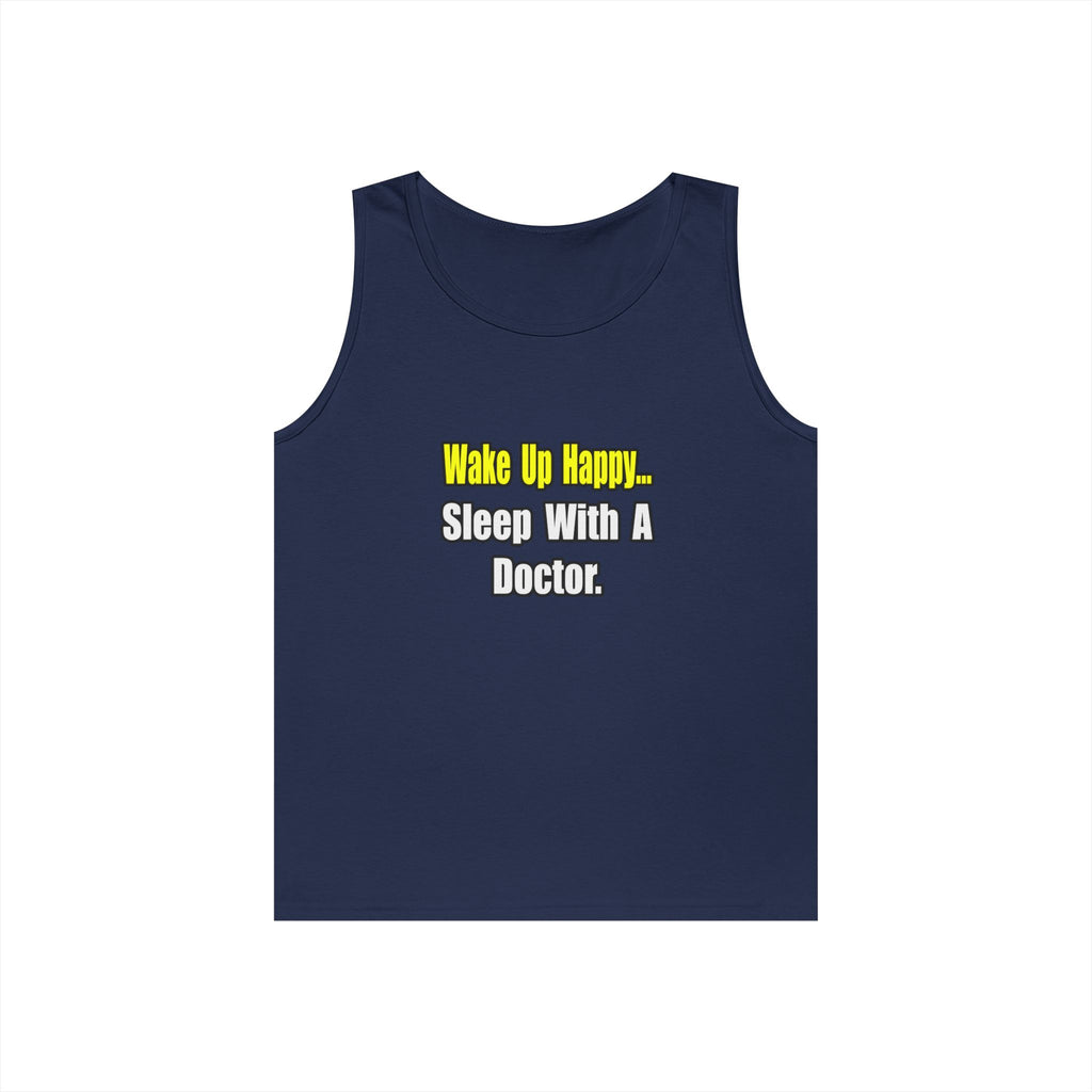 Sleep With Doctor - Unisex Heavy Cotton Tank Top