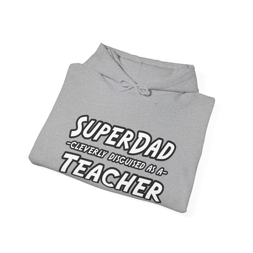 superdad dark teacher - Unisex Heavy Blend™ Hooded Sweatshirt