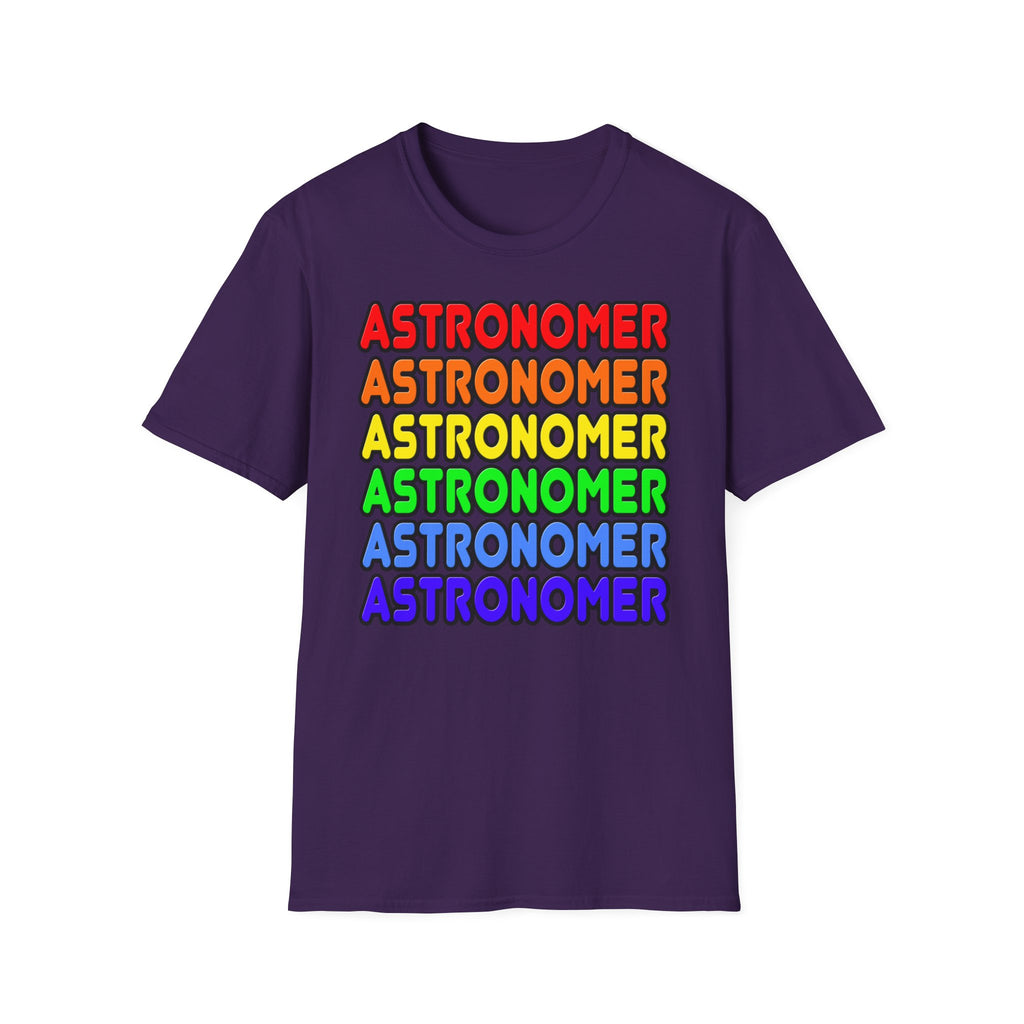 Rainbow Astronomer - Unisex Softstyle T-Shirt