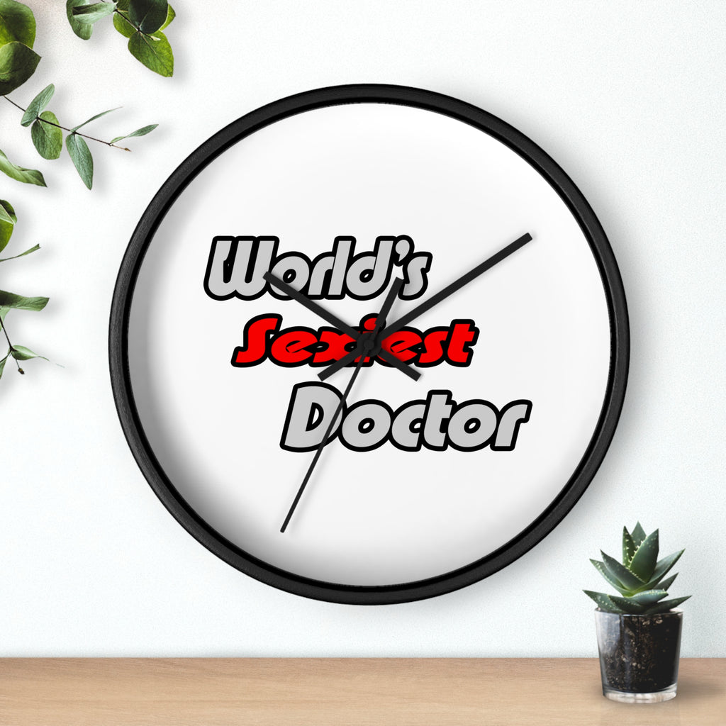 World's Sexiest Doctor - Wall Clock