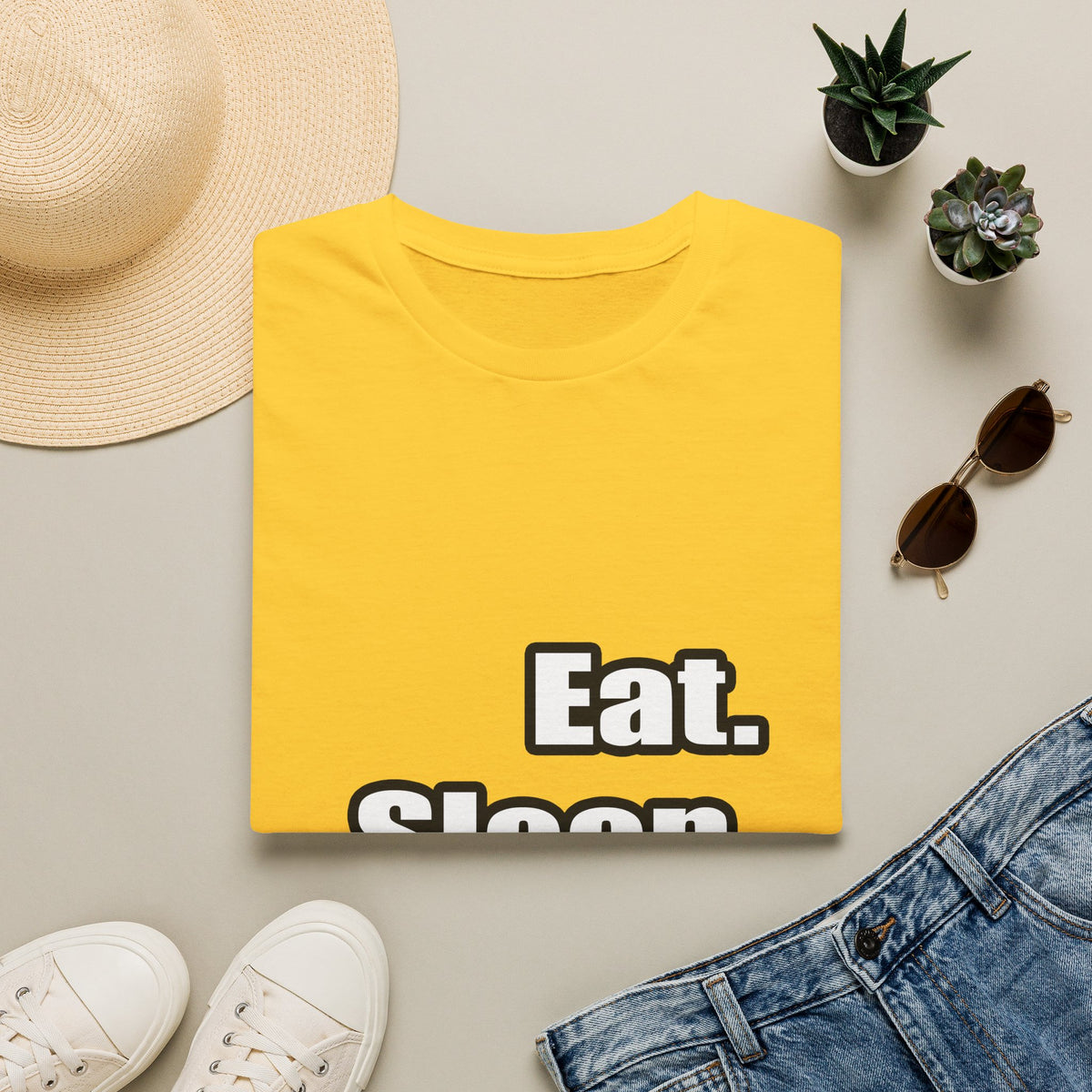 eat sleep teach - Unisex Softstyle T-Shirt