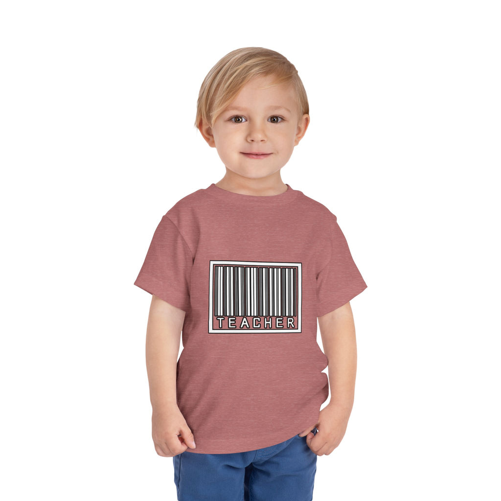 Barcode Teacher - Toddler Short Sleeve Tee