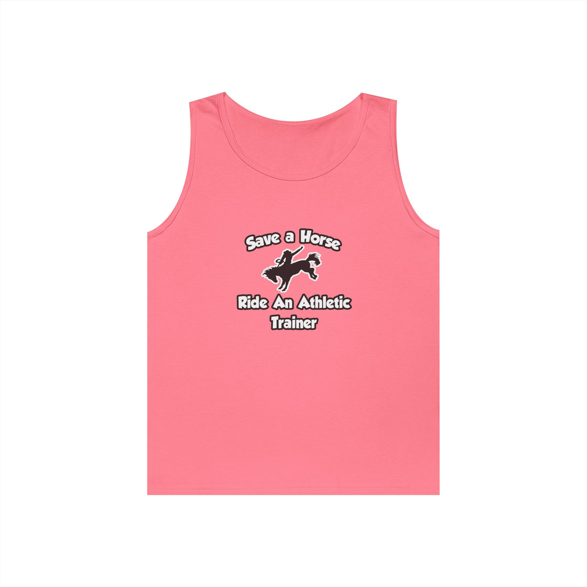 Save a Horse, Ride an Athletic Trainer - Unisex Heavy Cotton Tank Top