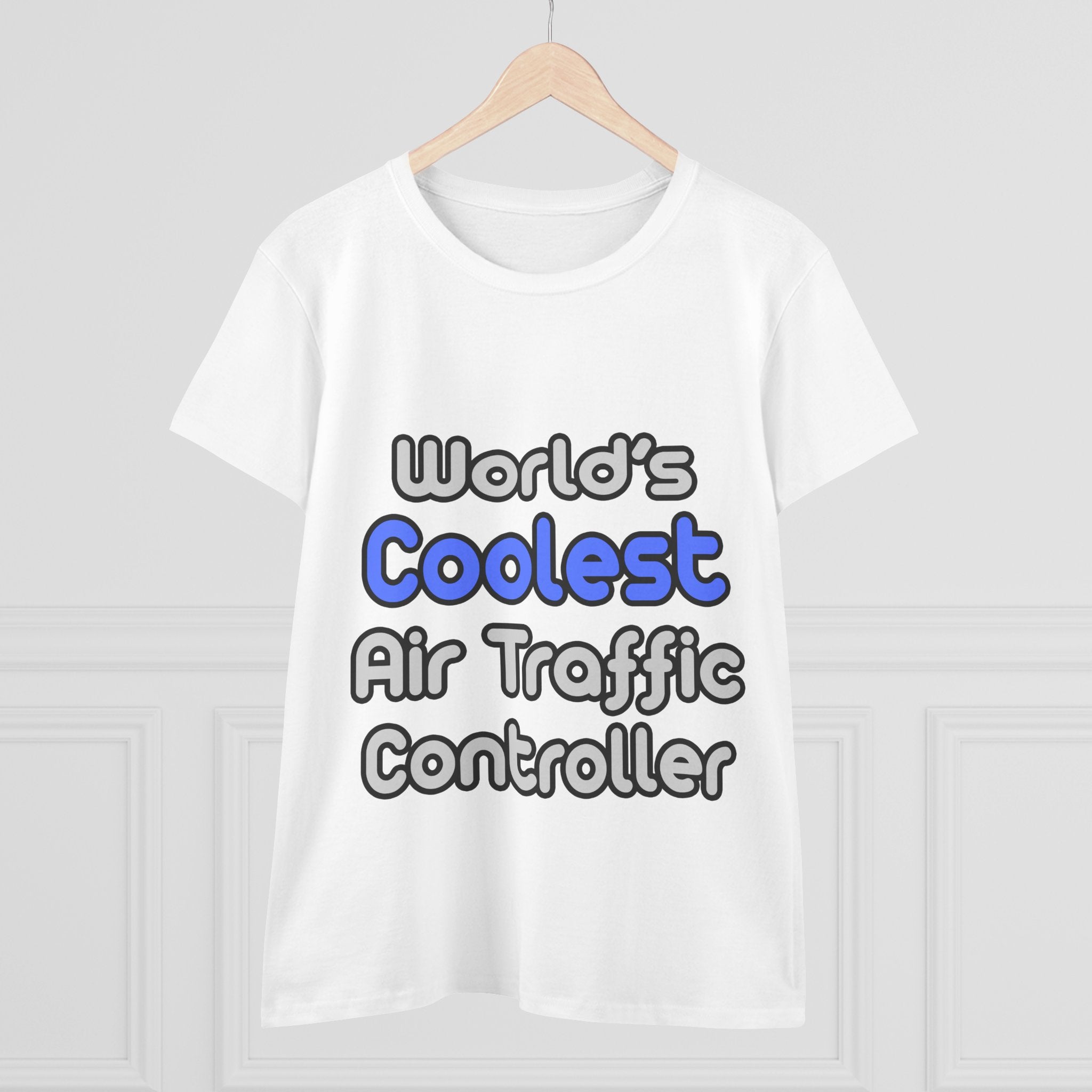 World's Coolest Air Traffic Controller - Women's Midweight Cotton Tee
