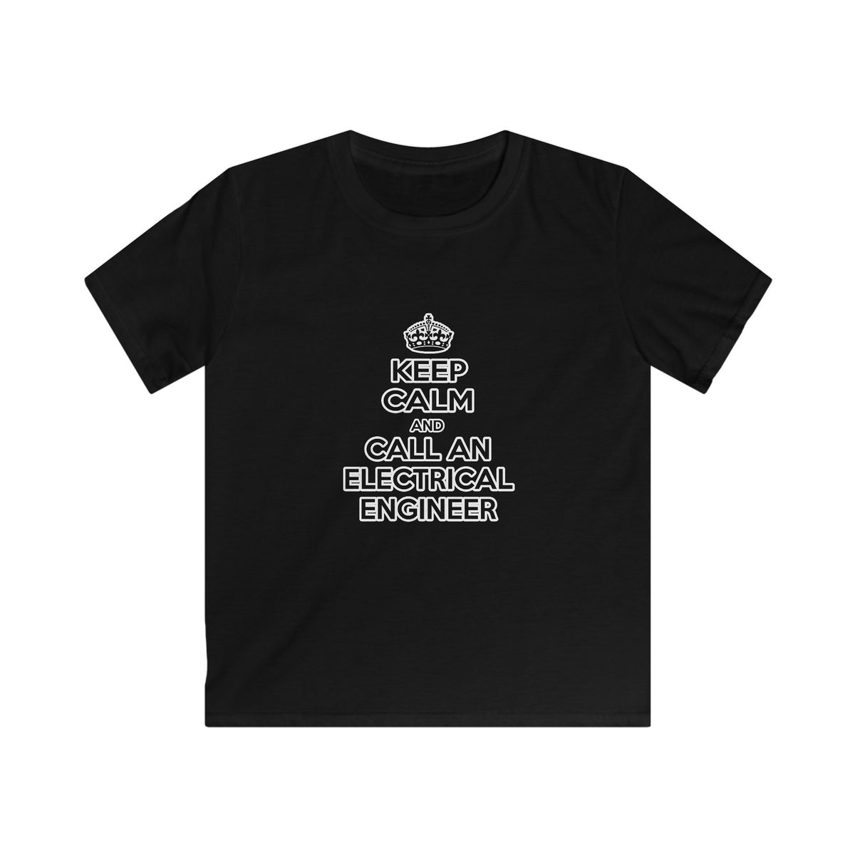 Keep Calm and Call an Electrical Engineer - Kids Softstyle Tee