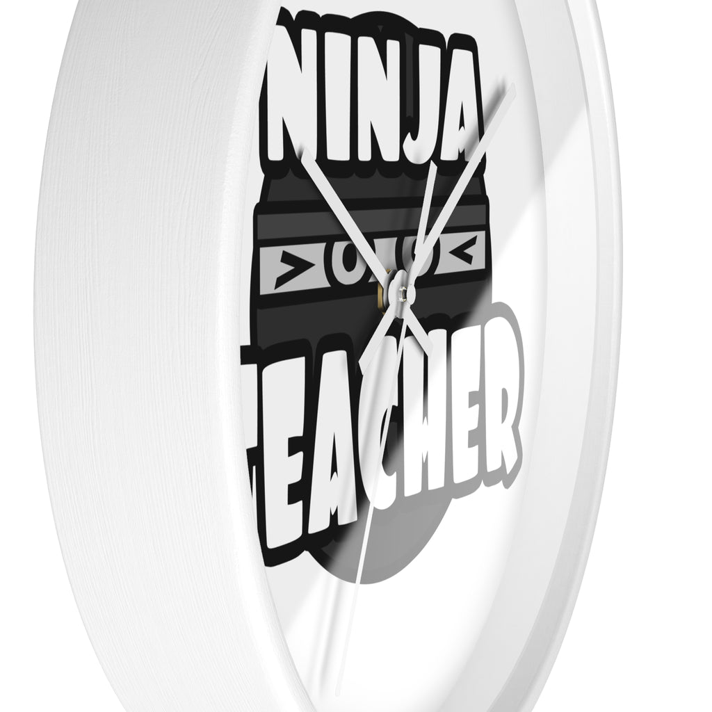 Ninja Teacher - Wall Clock