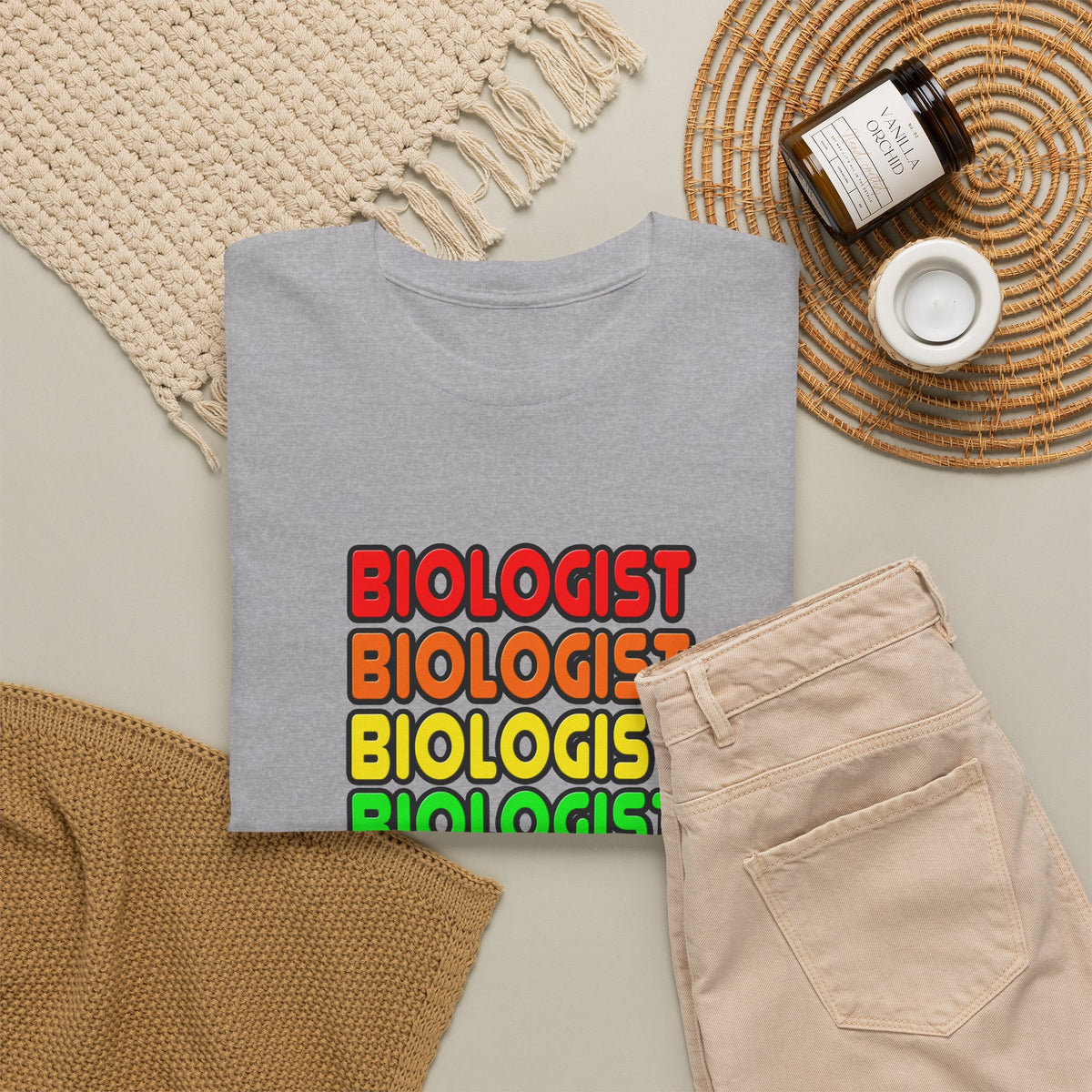 Rainbow Biologist - Unisex Heavy Cotton Tee