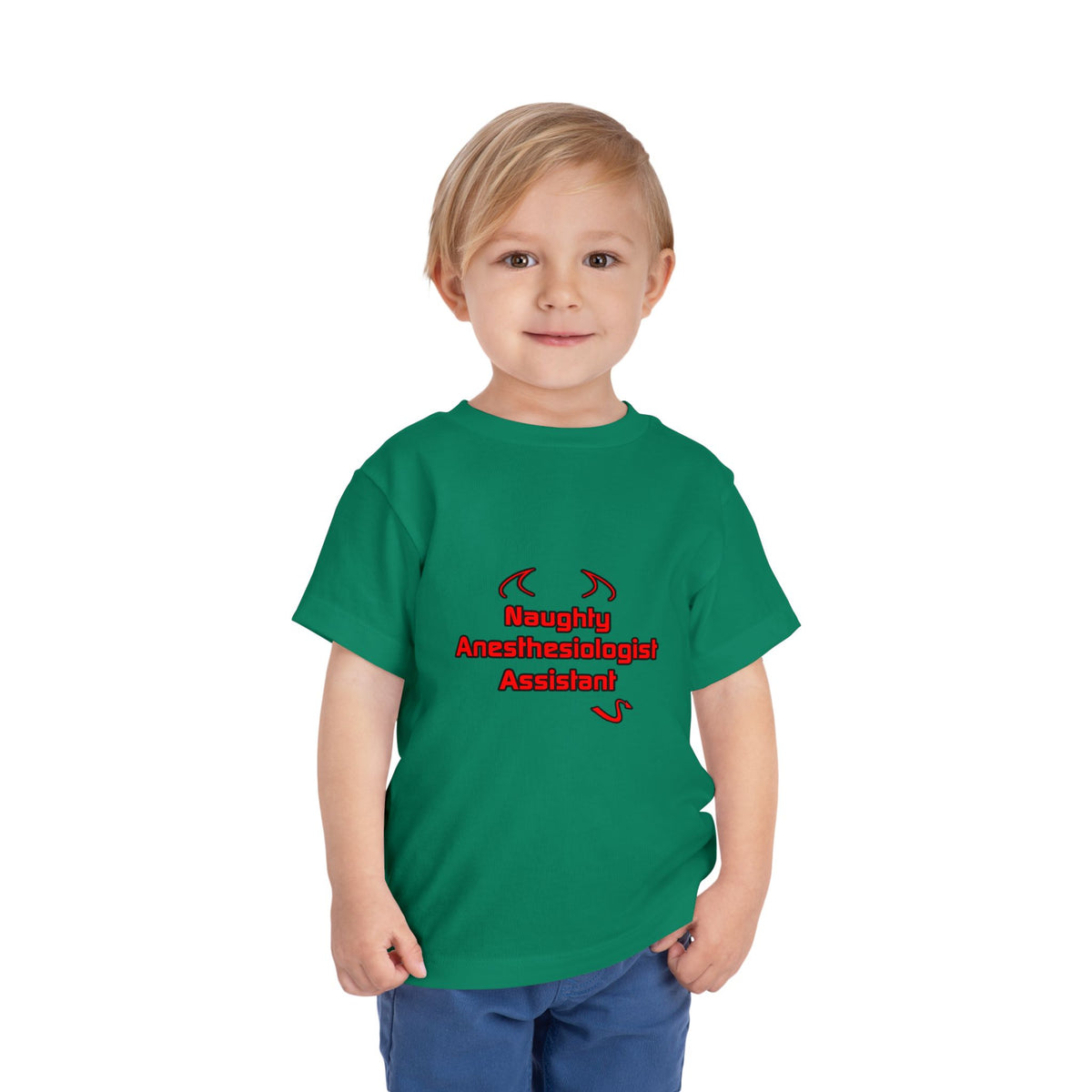 Naughty Anesthesiologist Assistant - Toddler Short Sleeve Tee