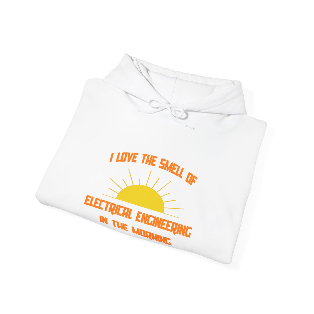 Smell of Electrical Engineering in the Morning - Unisex Heavy Blend™ Hooded Sweatshirt