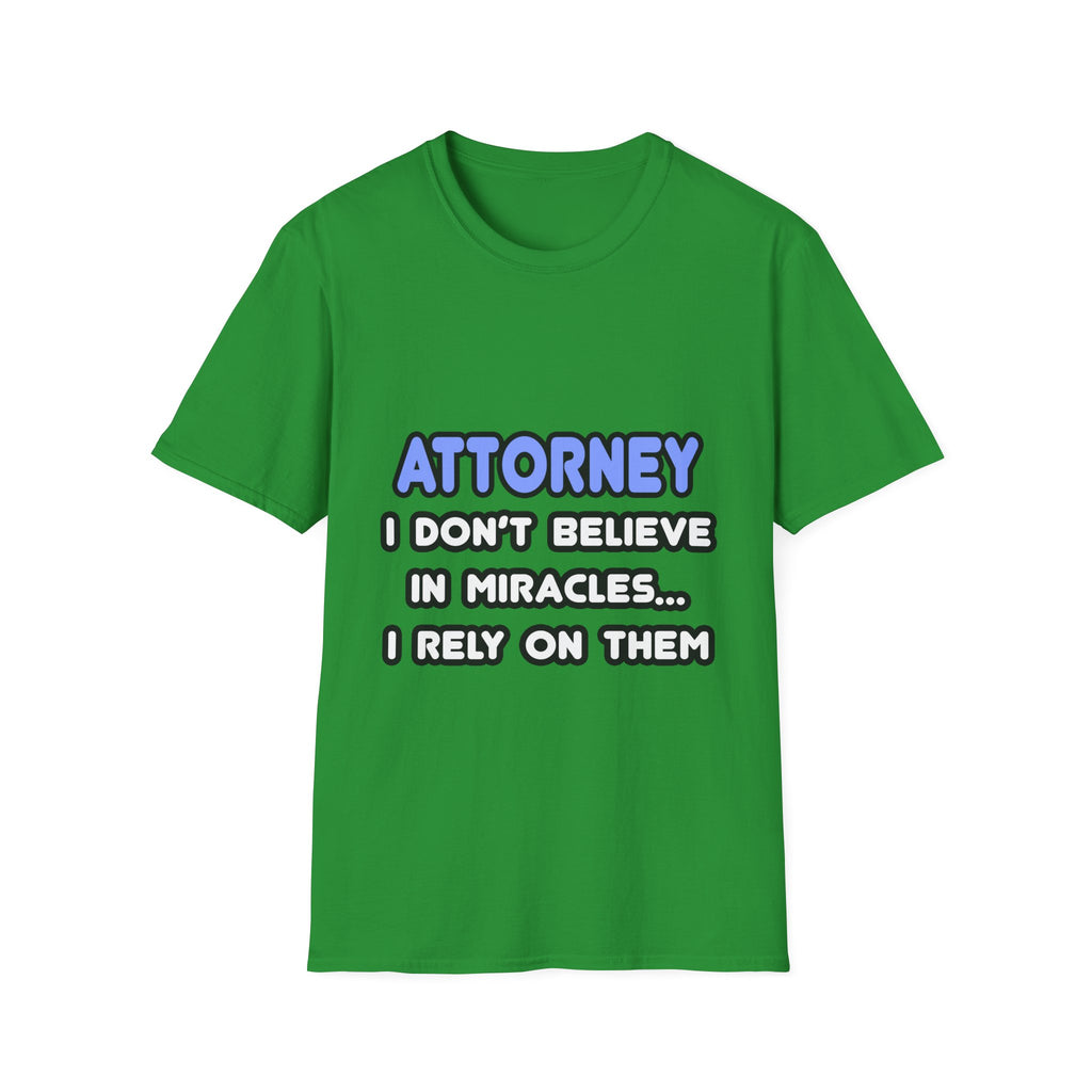 Miracles and Attorneys - Unisex Softstyle T-Shirt