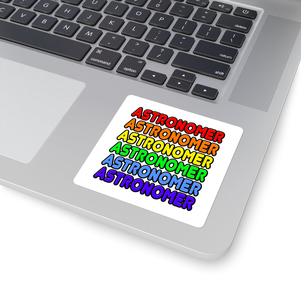 Rainbow Astronomer - Square Stickers