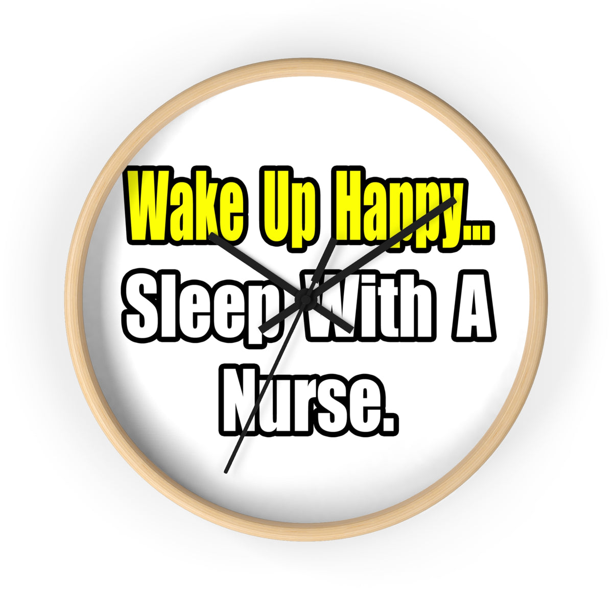 Sleep With a Nurse - Wall Clock