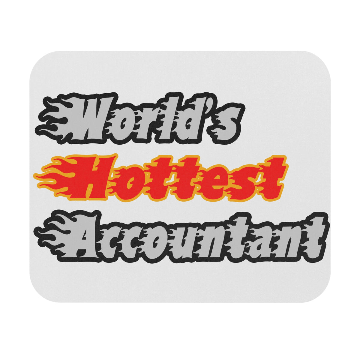 World's Hottest Accountant - Mouse Pad (Rectangle)