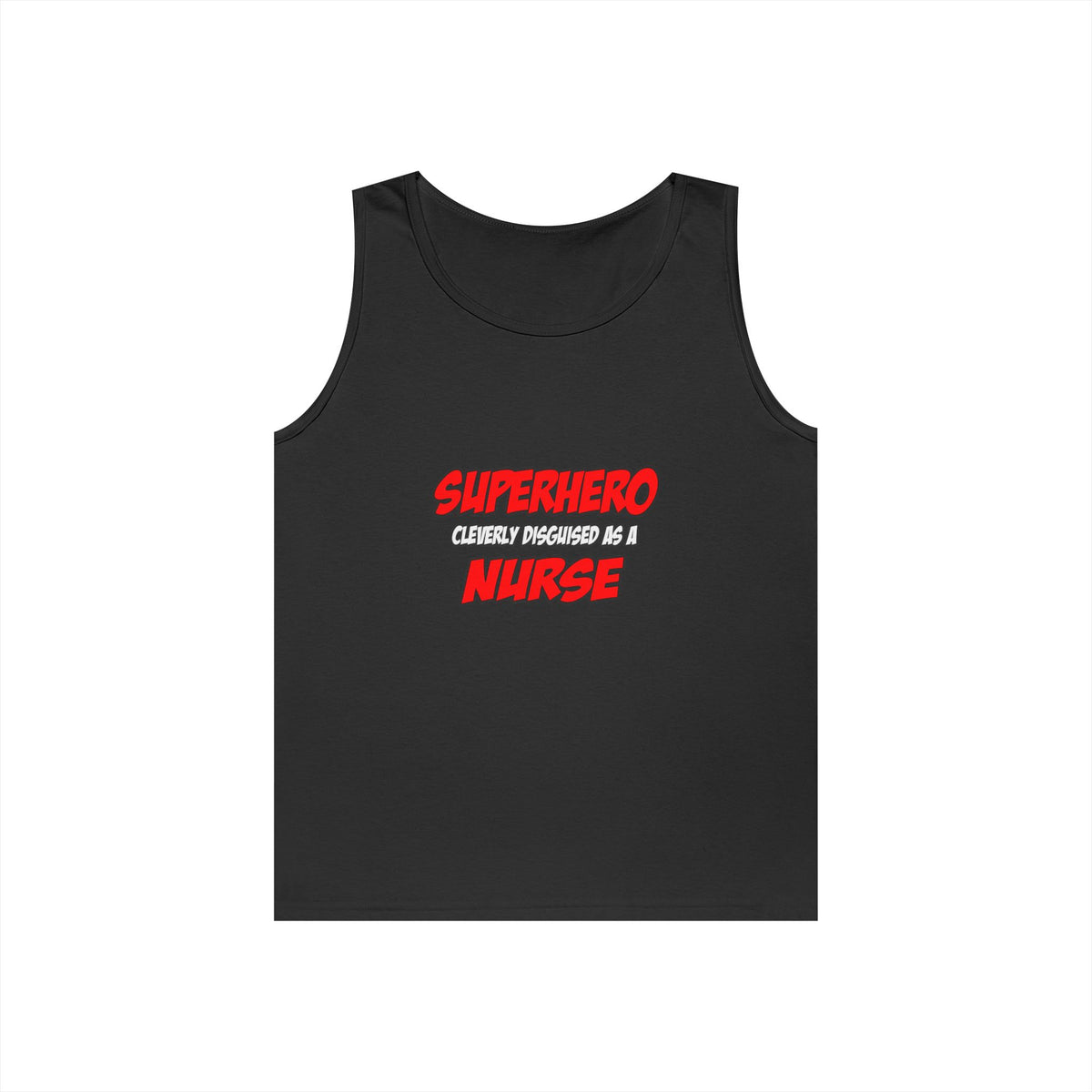 Superhero...Nurse - Unisex Heavy Cotton Tank Top