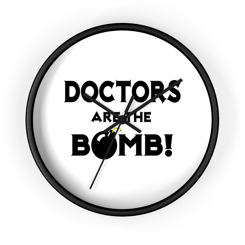 Doctors Are The Bomb! (2) - Wall Clock