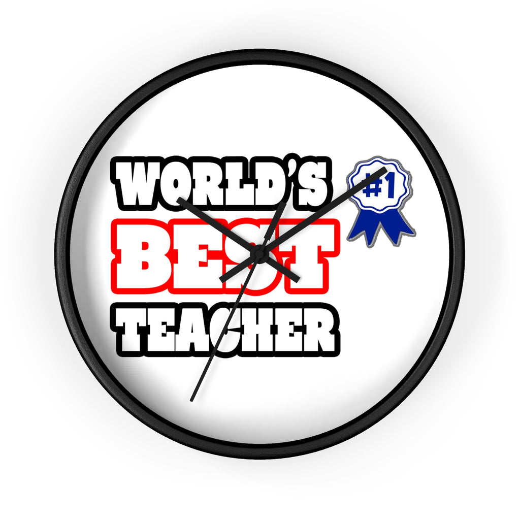 World's Best Teacher - Wall Clock