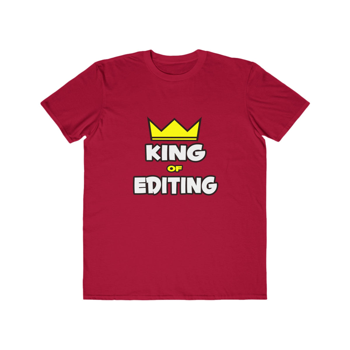 King of Editing - Men's Lightweight Fashion Tee