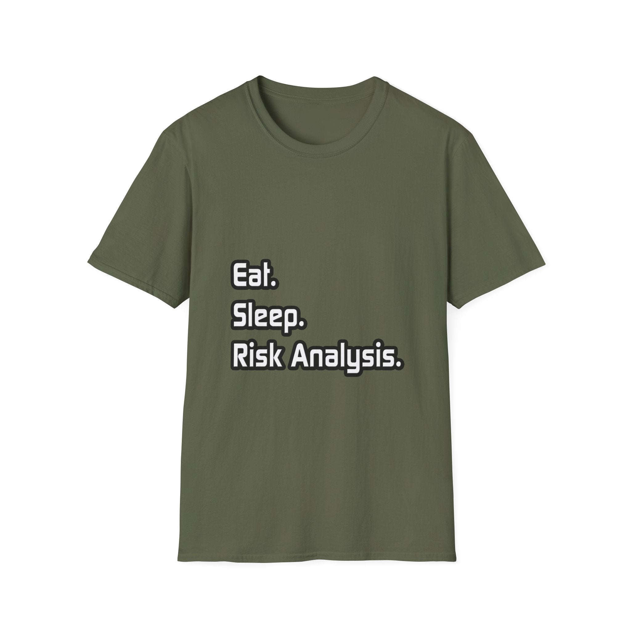 Eat. Sleep. Risk Analysis - Unisex Softstyle T-Shirt